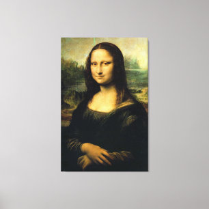 Mona Lisa van Leonardo Da Vinci Canvas Afdruk