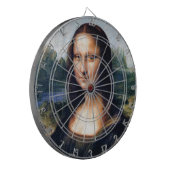 Mona Lisa van Leonardo da Vinci Dartbord (Voorkant Links)