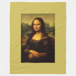 Mona Lisa van Leonardo da Vinci Fleece Deken