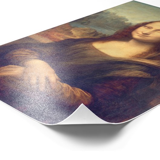Mona Lisa van Leonardo da Vinci Foto Afdruk (Hoek)