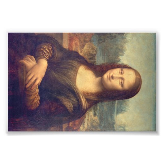 Mona Lisa van Leonardo da Vinci Foto Afdruk (Voorkant)
