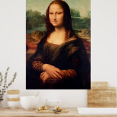 Mona Lisa van Leonardo Da Vinci - Herstelbare vers Poster (Keuken)