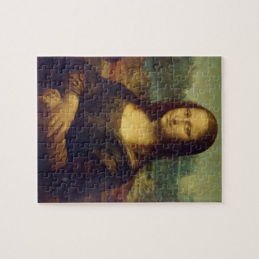 Mona Lisa van Leonardo Da Vinci Legpuzzel (Horizontaal)
