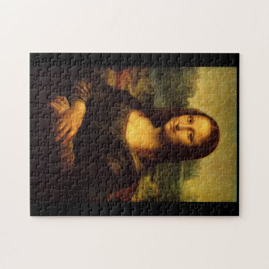 Mona Lisa van Leonardo da Vinci Legpuzzel (Horizontaal)