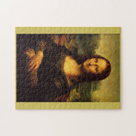 Mona Lisa van Leonardo da Vinci Legpuzzel (Horizontaal)