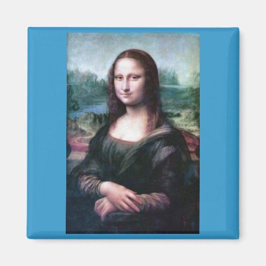 Mona Lisa van Leonardo Da Vinci Magneet (Voorkant)