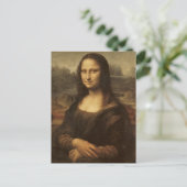 Mona Lisa van Leonardo da Vinci ongeveer 1505-1513 Briefkaart (Staand voorkant)