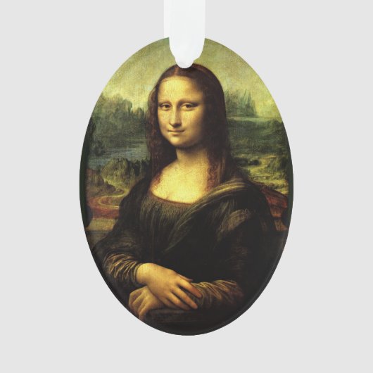 Mona Lisa van Leonardo da Vinci Ornament (voorkant)