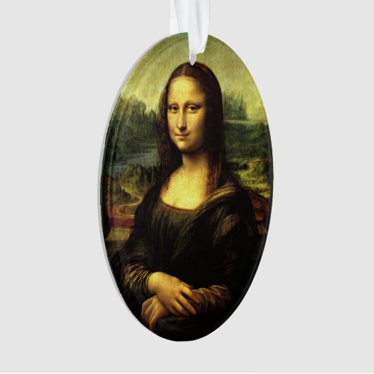 Mona Lisa van Leonardo da Vinci Ornament (voorkant)