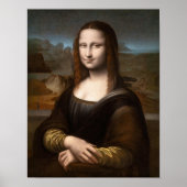 Mona Lisa van Leonardo Da Vinci Poster (Voorkant)