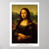 Mona Lisa van Leonardo Da Vinci Poster (Voorkant)