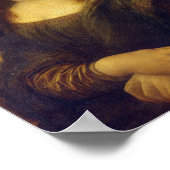Mona Lisa van Leonardo Da Vinci Poster (Hoek)