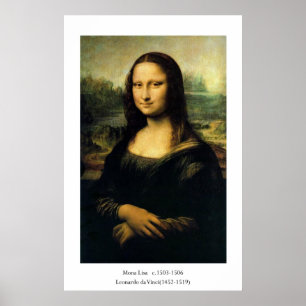 Mona Lisa van Leonardo Da Vinci Poster