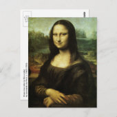 Mona Lisa van Leonardo da Vinci, Renaissance Art Briefkaart (Voorkant / Achterkant)