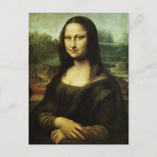 Mona Lisa van Leonardo da Vinci, Renaissance Art Briefkaart (Voorkant)