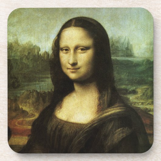 Mona Lisa van Leonardo da Vinci, Renaissance Art Onderzetter (Voorkant)