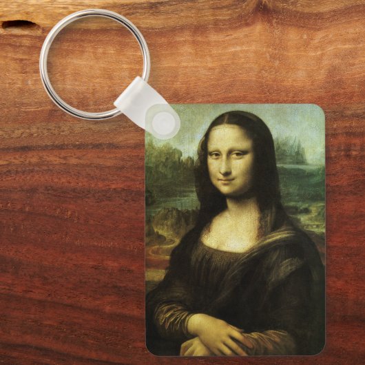 Mona Lisa van Leonardo da Vinci, Renaissance Art Sleutelhanger (Voorkant)