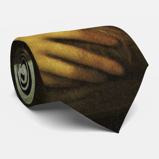 Mona Lisa van Leonardo da Vinci, Renaissance Art Stropdas (Opgerold)