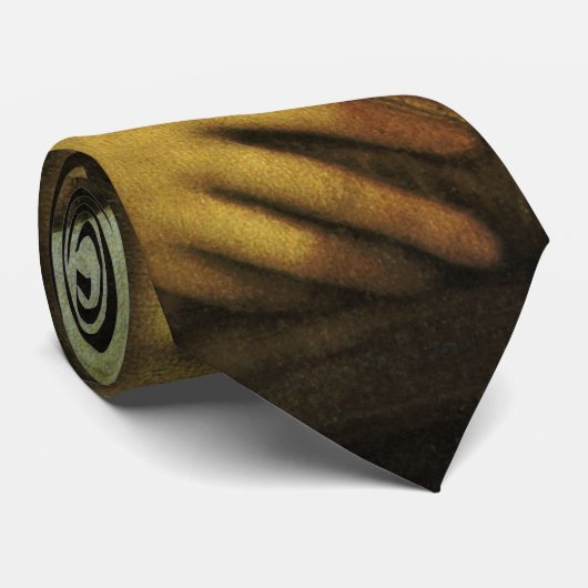 Mona Lisa van Leonardo da Vinci, Renaissance Art Stropdas (Opgerold)