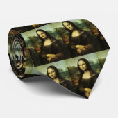 Mona Lisa van Leonardo da Vinci, Renaissance Art Stropdas (Opgerold)