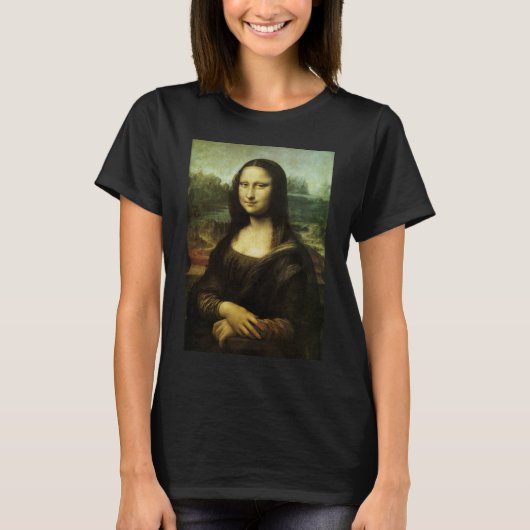 Mona Lisa van Leonardo da Vinci, Renaissancekunst T-shirt (Voorkant)