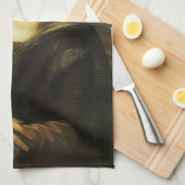 Mona Lisa van Leonardo da Vinci, Renaissancekunst Theedoek (Quarter Fold)
