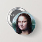 Mona Lisa van Leonardo Da Vinci Ronde Button 5,7 Cm (Voorkant /achterkant)