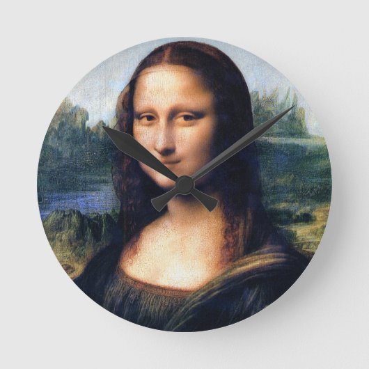 Mona Lisa van Leonardo da Vinci Ronde Klok (Voorkant)