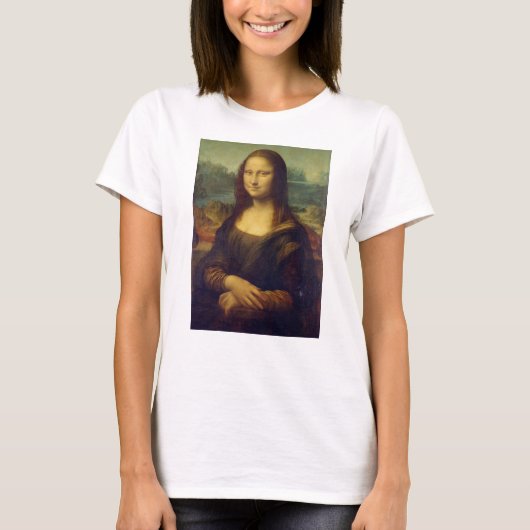 Mona Lisa van Leonardo Da Vinci T-shirt (Voorkant)