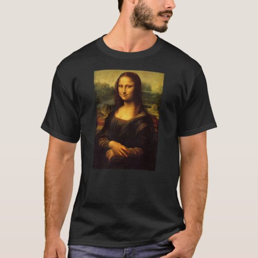 Mona Lisa van Leonardo Da Vinci T-shirt (Voorkant)