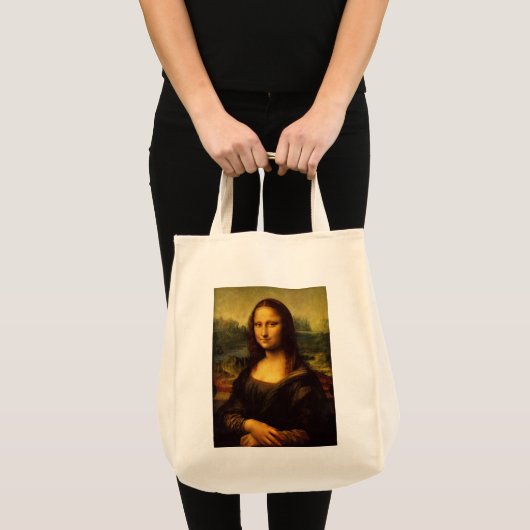 Mona Lisa van Leonardo Da Vinci Tote Bag (Voorkant (product))