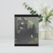 Mona Lisa vergast Whistler's moeder Briefkaart (Staand voorkant)