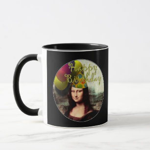 Mona Lisa Verjaardagsfeesthoed Mok
