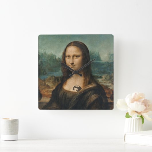 Mona Lisa, vernieuwde wandklok (Huis)