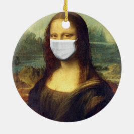 Mona Lisa Via Corona Virus Keramisch Ornament
