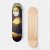 Mona Lisa Via Corona Virus Persoonlijk Skateboard (Voorkant)