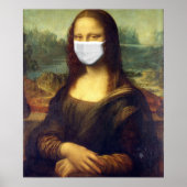 Mona Lisa Via Corona Virus Poster (Voorkant)