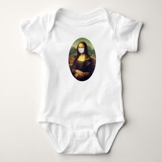 Mona Lisa Via Corona Virus Romper (Voorkant)