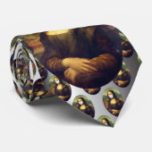 Mona Lisa Via Corona Virus Stropdas (Opgerold)