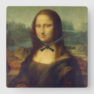 Mona Lisa Vierkante Klok