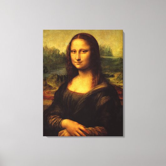 Mona Lisa Wall Canvas (Voorkant)