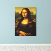 Mona Lisa Wall Canvas Afdruk (Insitu (Houten vloer))