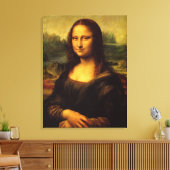 Mona Lisa Wall Canvas Afdruk (Insitu (Woonkamer))
