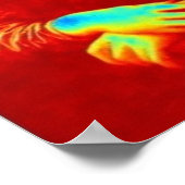 Mona Lisa Warholled Poster (Hoek)