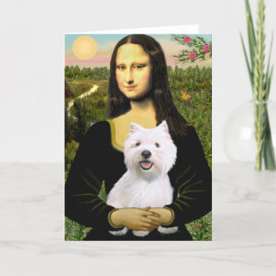 Mona Lisa - Westie 2 Kaart