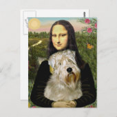 Mona Lisa - Wheaten Terrier 1 Briefkaart (Voorkant / Achterkant)