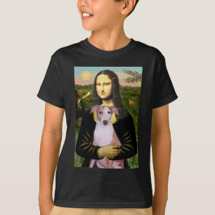 Mona Lisa - Whippet (#7 lichtrood) T-shirt