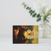 Mona Lisa wijzigde haar hairstyle Visitekaartje (Staand voorkant)