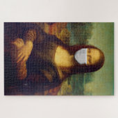 Mona Lisa with Respirator Mask Legpuzzel (Horizontaal)