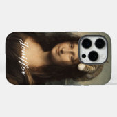 Mona Lisa With Sleeping Cat                        Case-Mate iPhone Case (Achterkant (horizontaal))